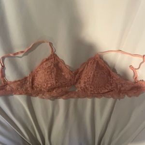 Scallop trim floral bralette